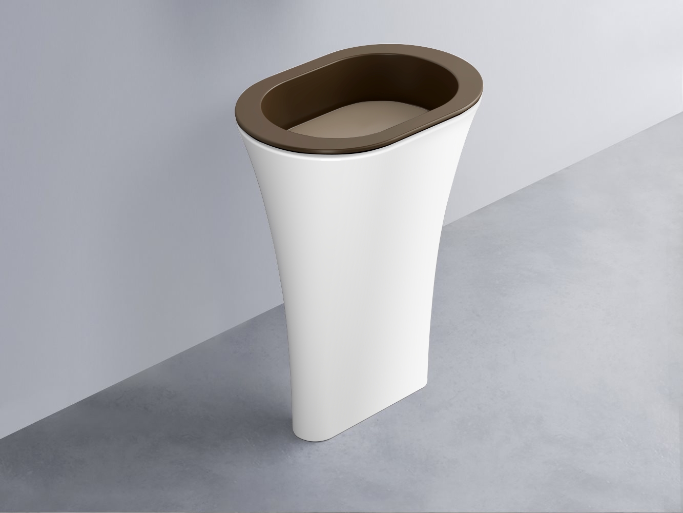 AMLA65-CA+AMPILO-AN+AMCOLO-BL Раковина Amedeo Ovale отдельностоящая cielo Enjoy + Amedeo Ceramica Cielo