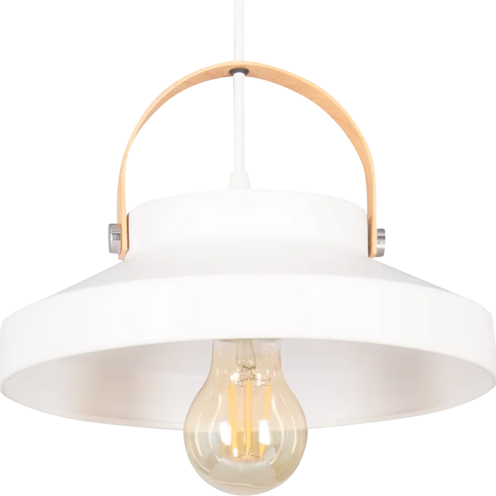 Подвесной светильник Toplight Wendi, 1 лампа, 7 м², цвет белый/дерево STLM-2090661 - Вид №5