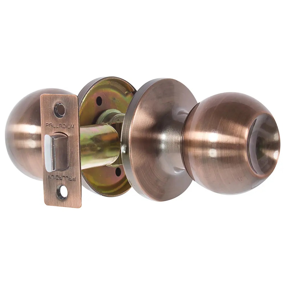 Ручка-кноб 607 AС PS AC, без запирания, цвет античная медь PALLADIUM STLM-2024285