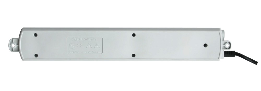 Pilot S7M Surge protector pilot s 7m, 6 outlets (5+1), white ZIS Santreyd  - Вид №3