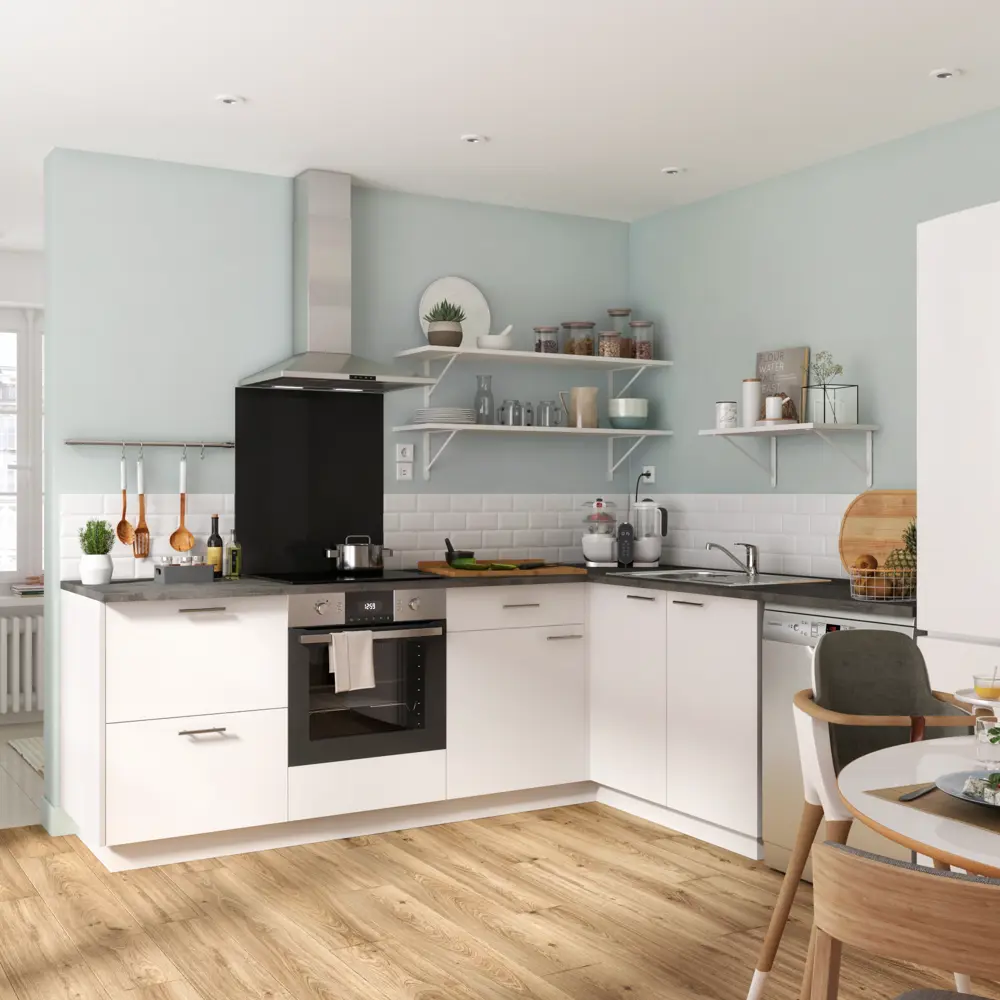 Фасад выдвижного ящика София 39.7x12.5 см DELINIA ID ЛДСП цвет белый STLM-2144013 - Вид №10