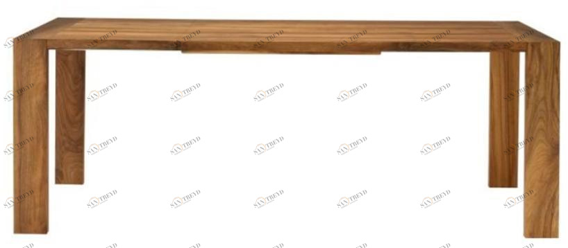 Ligne Roset Прямоугольный стол из массива дерева Eaton 11590000/0055/2065/2481/5030