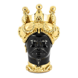 201077-01 ABHIKA ВАЗА MORO MAN BAROQUE DREAMS GOLD