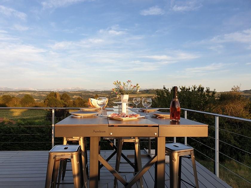 Aurehum Высокий стол из dekton® с нагревательной пластиной sun-id-1452930 - Вид №3