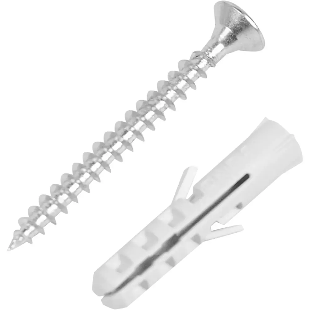 Дюбель распорный нейлоновый Dilwis 5x25мм 20 шт. в комплекте с шурупом STLM-2085543 - Вид №4