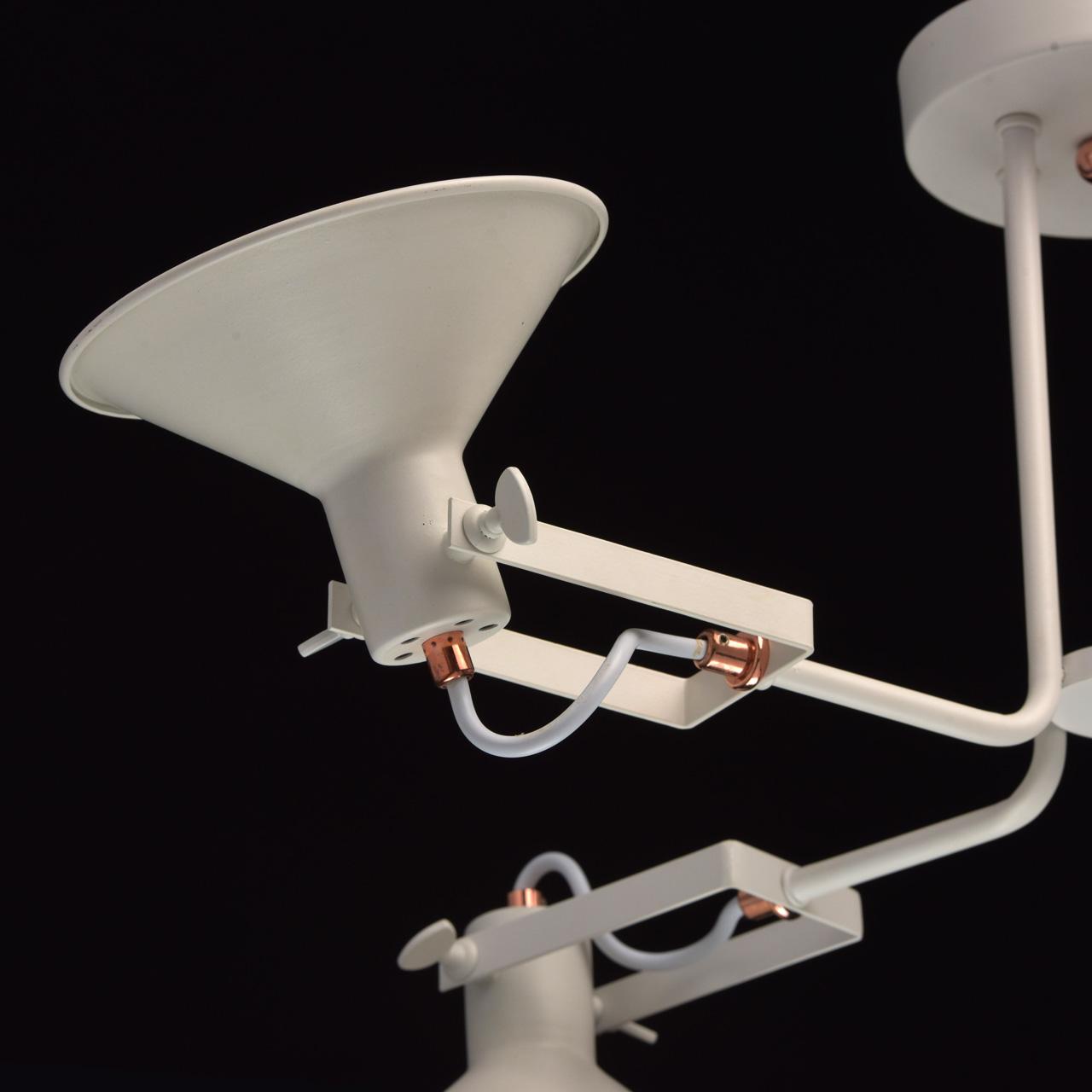 Потолочная люстра MW-Light ДаунТаун 3 691010705 MW-LIGHT ДИЗАЙНЕРСКИЕ, ДАУНТАУН 184065 Белый  - Вид №2