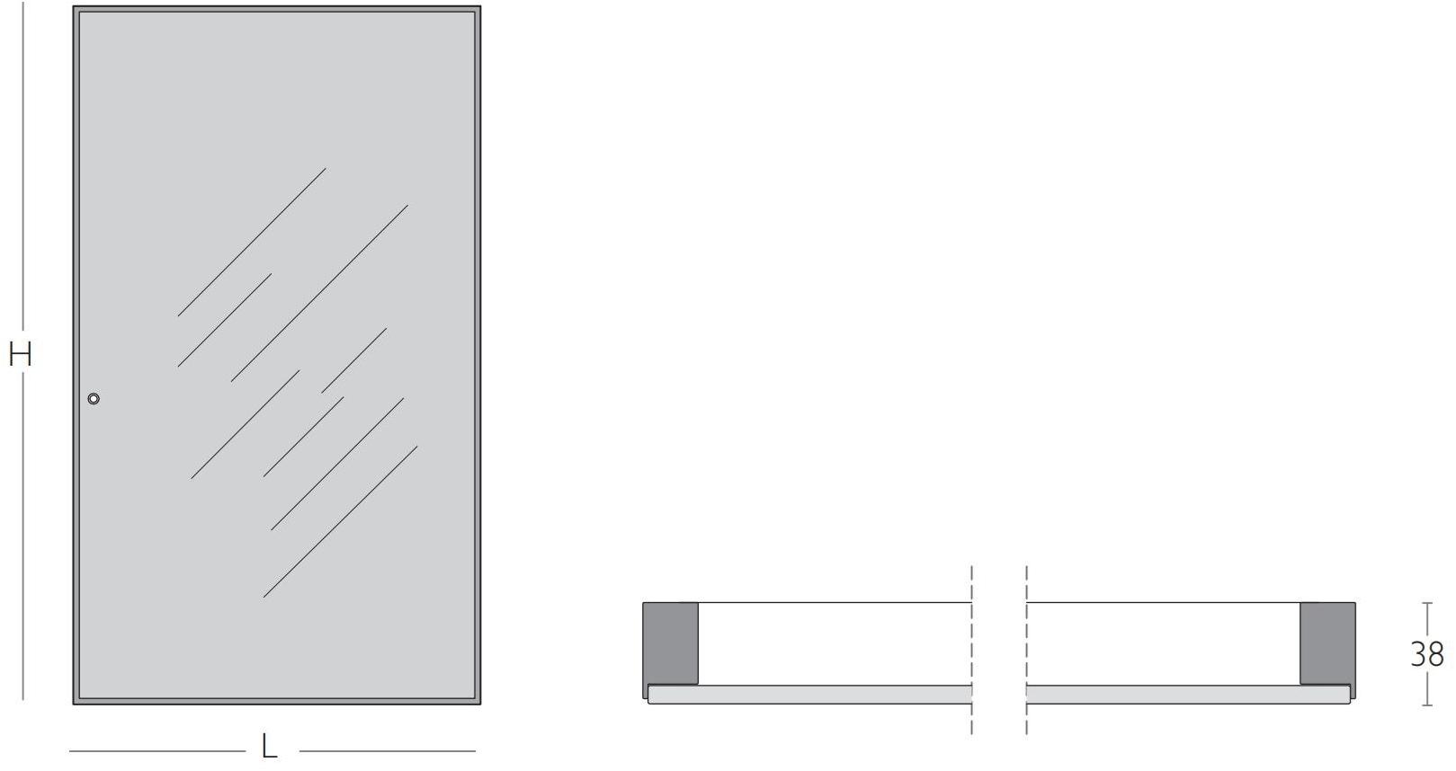 Glas Italia Раздвижная стеклянная дверь Aladin sun-id-1371211 - Вид №4