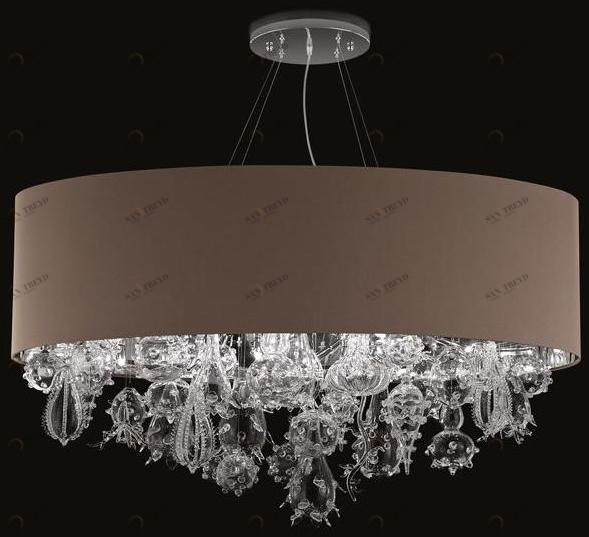 MULTIFORME Подвесной светильник ручной работы с кристаллами Absolute d'acqua Ssp3601e-cnd