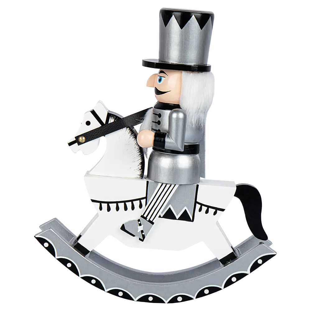 89368996 Декоративная фигура Щелкунчик на коне 30x24.5 см STLM-1496384 Santreyd Christmas - Вид №3