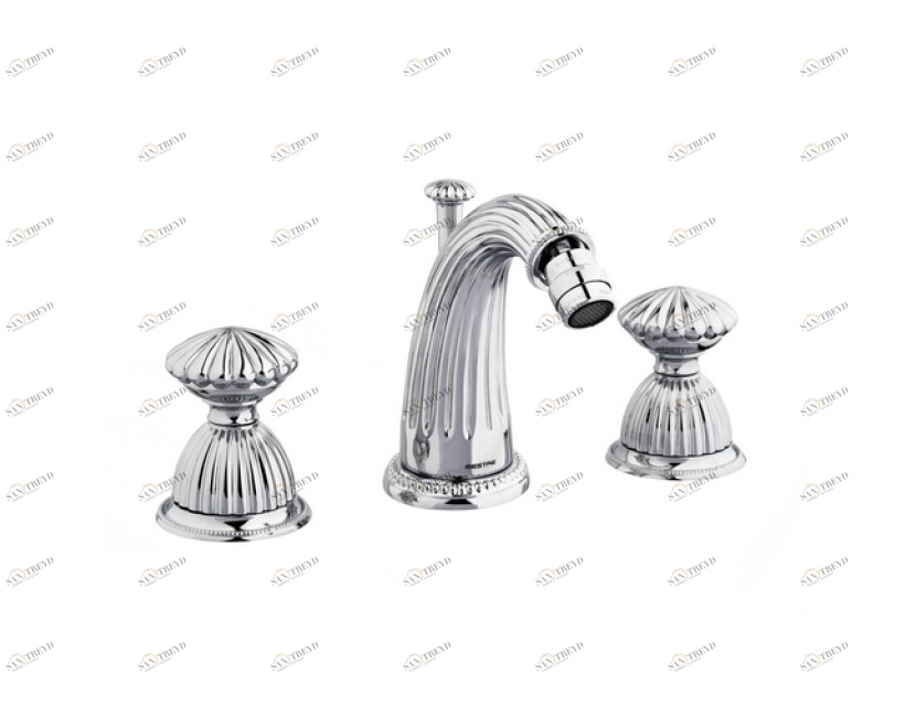 033421.C00.50 Комплект биде с тремя отверстиями Яркий хром Mestre Artica