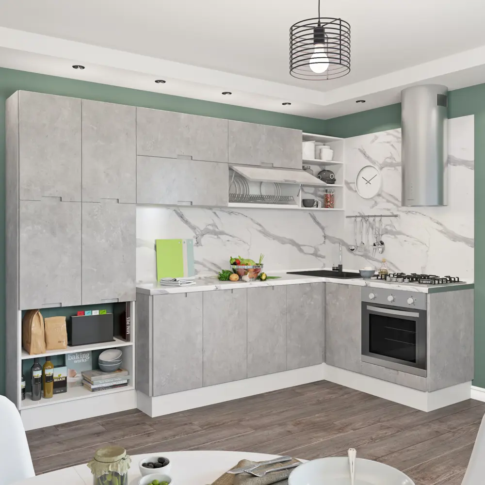 Фасад для кухонного шкафа Берлин 45x70 см Delinia МДФ цвет серый STLM-2048969 - Вид №19