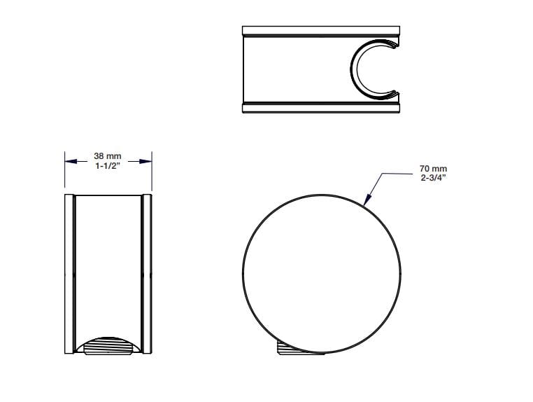 Набор термостатических встраиваемых ванн с ручным душем BARIL Flora B47 ARCH-00122326 - Вид №6