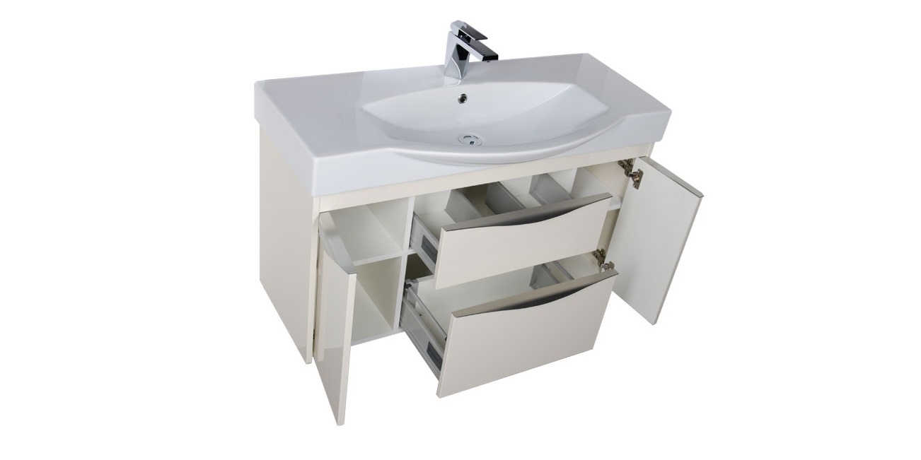 Комплект мебели Aquanet Франка 105 слоновая кость 00183191 - Вид №6