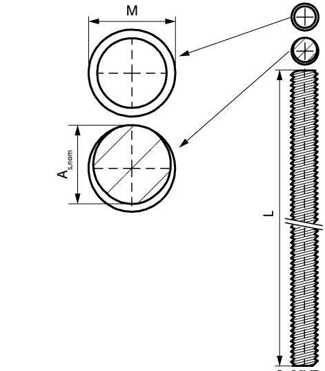 63039116 Монтажный элемент WIS Шпильки резьбовые WALRAVEN  - Вид №1
