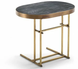 Frigerio Salotti Овальный журнальный столик из керамогранита Nelson