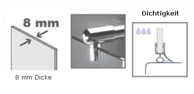 GP23200 Неподвижная стенка Riho Polar Santreyd - Вид №1