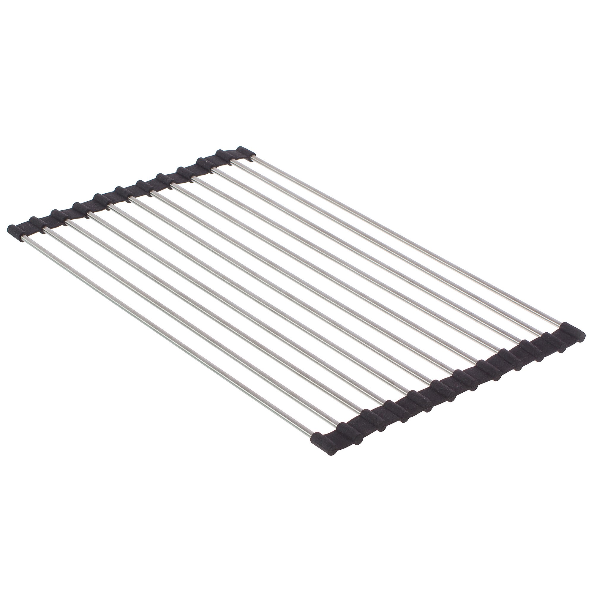 18581093 Подставка под горячее/Решётка на мойку NEO, 40х24 см, цвет чёрный, хром Santreyd 