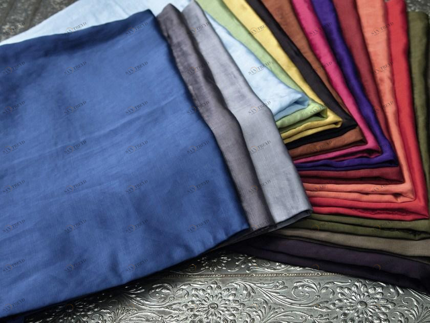 Élitis Однотонная атласная ткань для штор sun-id-1377236