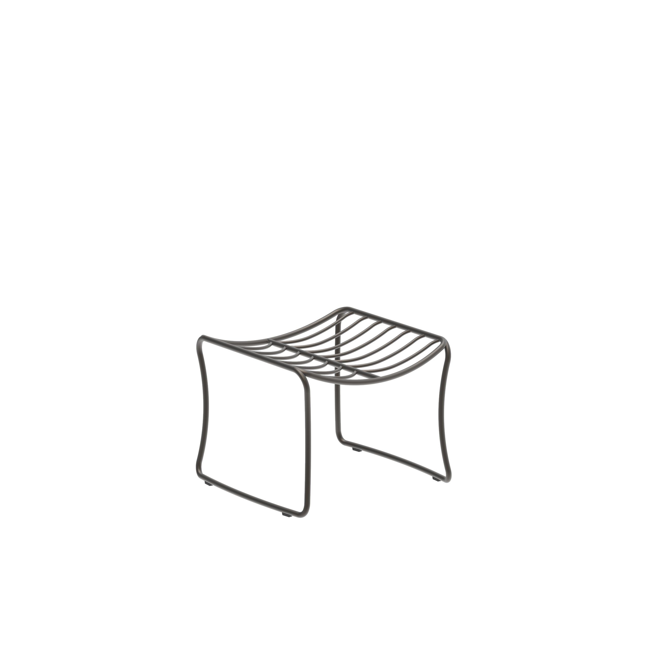 Квадратная подставка для ног из нержавеющей стали Royal Botania Folia ARCH-00100119 - Вид №11