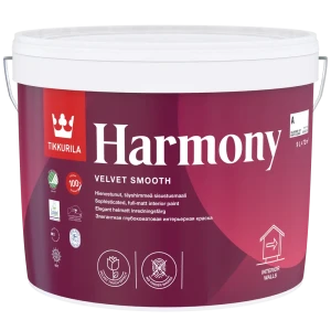 Краска для стен и потолков Tikkurila Гармония цвет белый 9 л