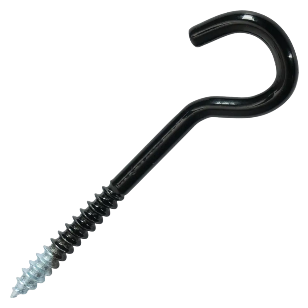 Шуруп-крюк RAL9005 4x40 мм сталь 4 шт Santreyd STLM-2131673