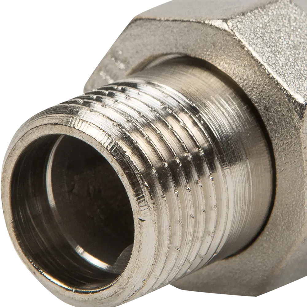 Сгон прямой Valtec, американка, внутренняя-наружная резьба, 1/2", никелированная латунь STLM-2133500 - Вид №1
