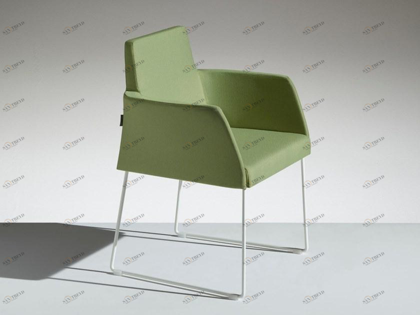 LAMM Стул из ткани с подлокотниками Fleet sun-id-1488939