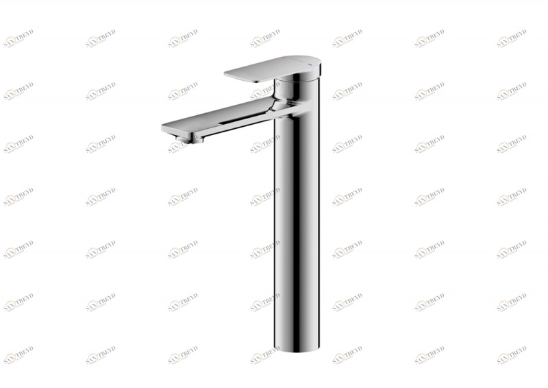 Смеситель для умывальника высокий EDDIE F1369402CP-A-RUS bravat 