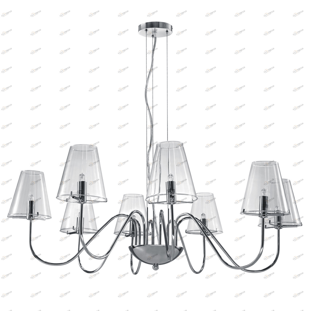 Подвесная люстра Lightstar Diafano 758084 LIGHTSTAR ДИЗАЙНЕРСКИЕ, DIAFANO 056069 Хром 