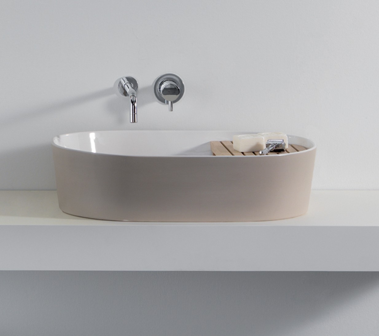 comp_stepbi Накладная раковина на столешницу  прямоугольная Ex.T  - Вид №1