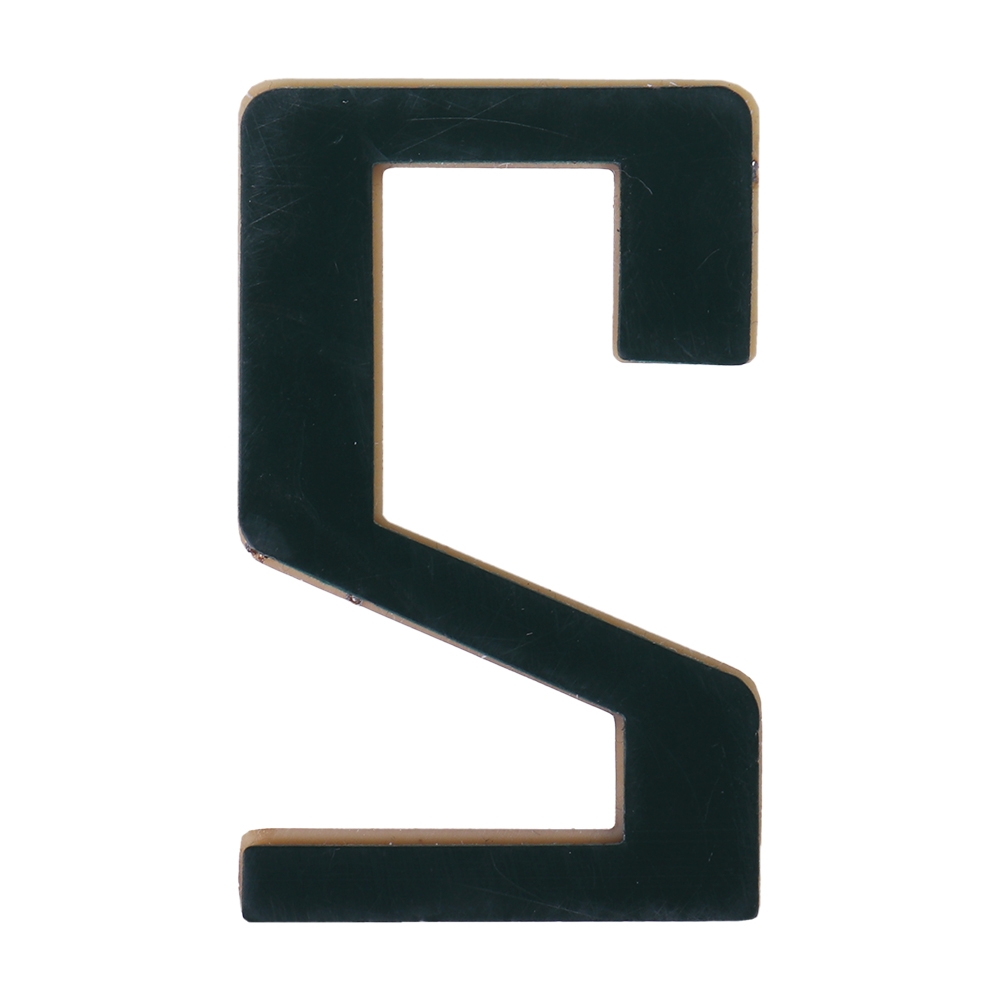 Дверной номер  «2», 37х5х60 мм, золото LJPS0054 Public Steel Россия  - Вид №3