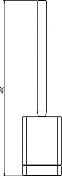 37525A Ерш подвесной без крышки цвет хром LANGBERGER Accessories - Вид №3
