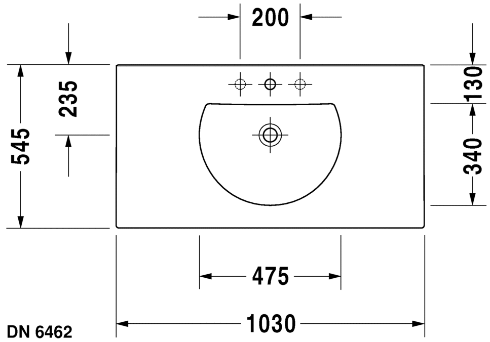 0499100000 Подвесная раковина настенная овальная Duravit Darling New белая - Вид №6