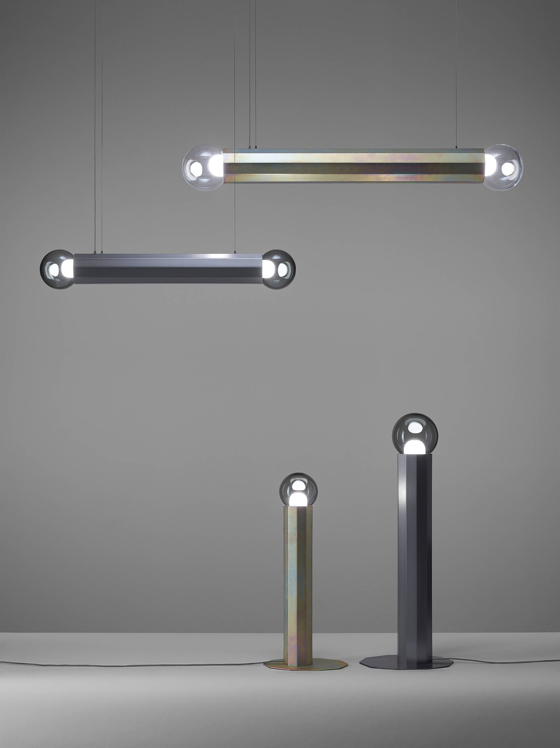 Выдувное стекло и металлический светодиодный подвесной светильник BROKIS Prisma ARCH-00105395 - Вид №15