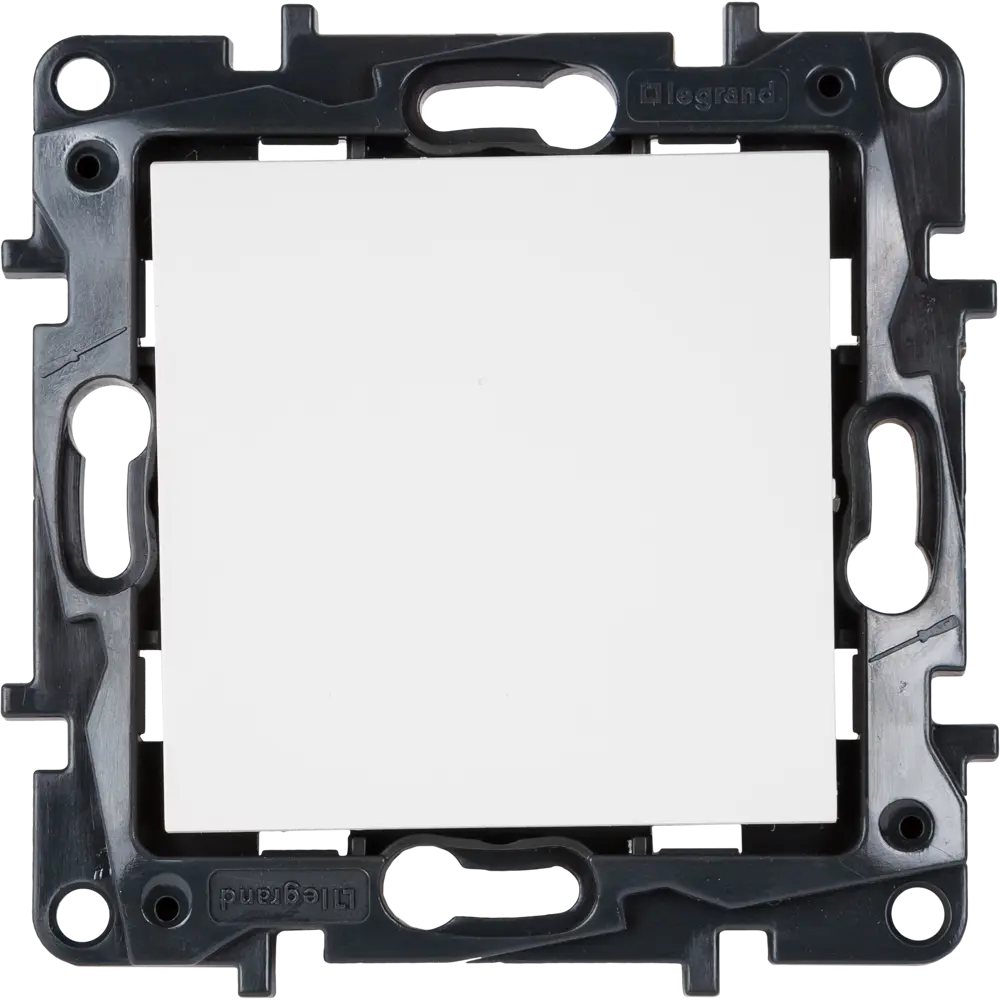 Выключатель проходной 1 клавиша Legrand Structura 10А 250В безвинтовые зажимы белый STLM-2130720