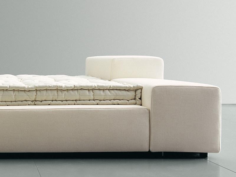 Living Divani Двуспальная кровать с мягким изголовьем Extra wall sun-id-1431436 - Вид №4