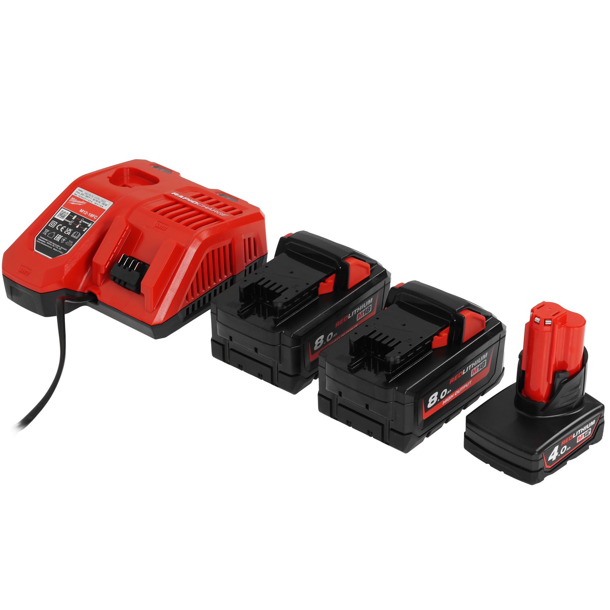 Набор аккумуляторов с зарядным устройством Milwaukee M18 HNRG-802 5466799 STDN-0023234