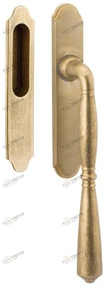 Reguitti Подъемно-сдвижная ручка из латуни Bernini A307mdc01**