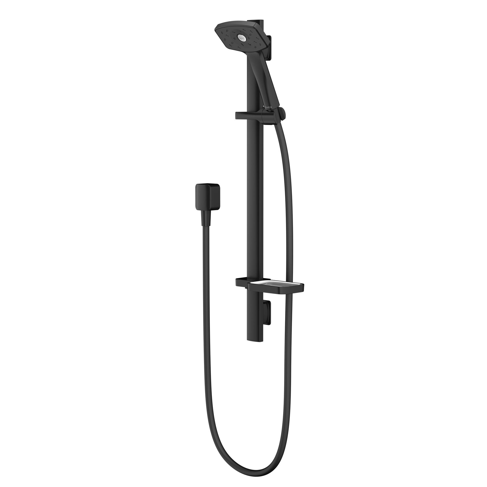 WASRBK Душ с направляющими скольжения Waipori Satinjet Methven Черный 