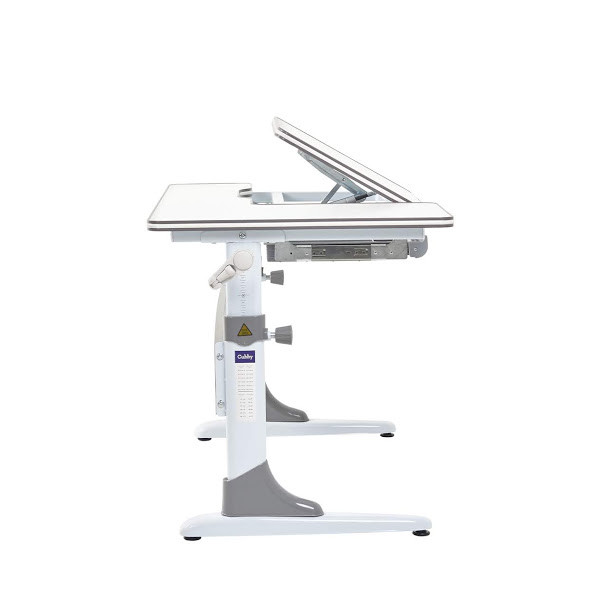 Парта растущая детская с выдвижным пеналом серая Grato Grey Cubby FUNDESK  00-3948623 Белый;серый Santreyd  - Вид №4