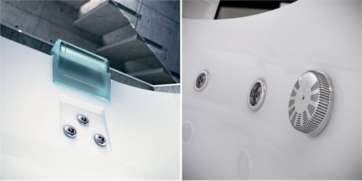 Ванна с гидромассажем "HYDRO FRIENDLY" Aquasoul Corner 140 встроенная 9443-715 Jacuzzi 9443715 - Вид №2