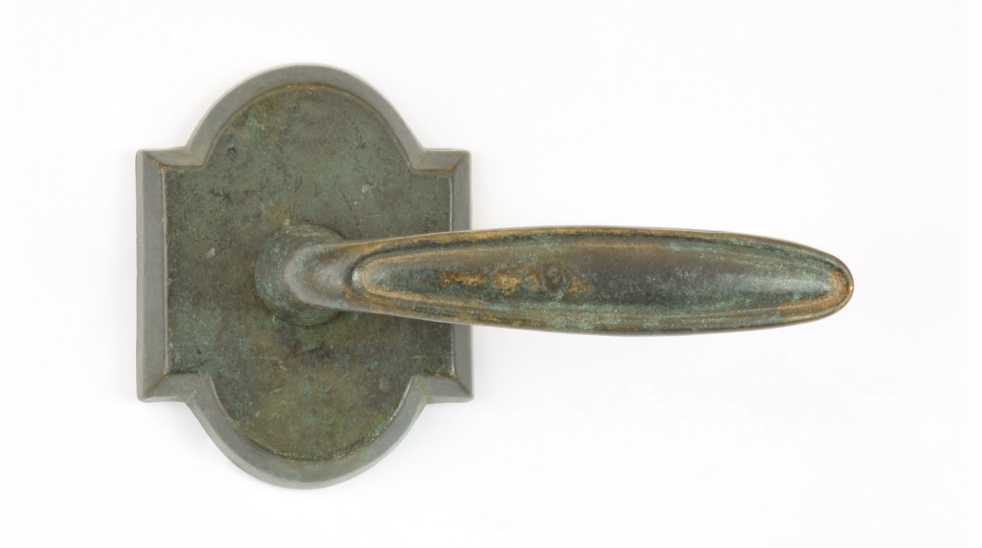 Бронзовая ручка на розетке GIARA ART DESIGN-BRONZE Овальный ARCH-00083632 - Вид №4