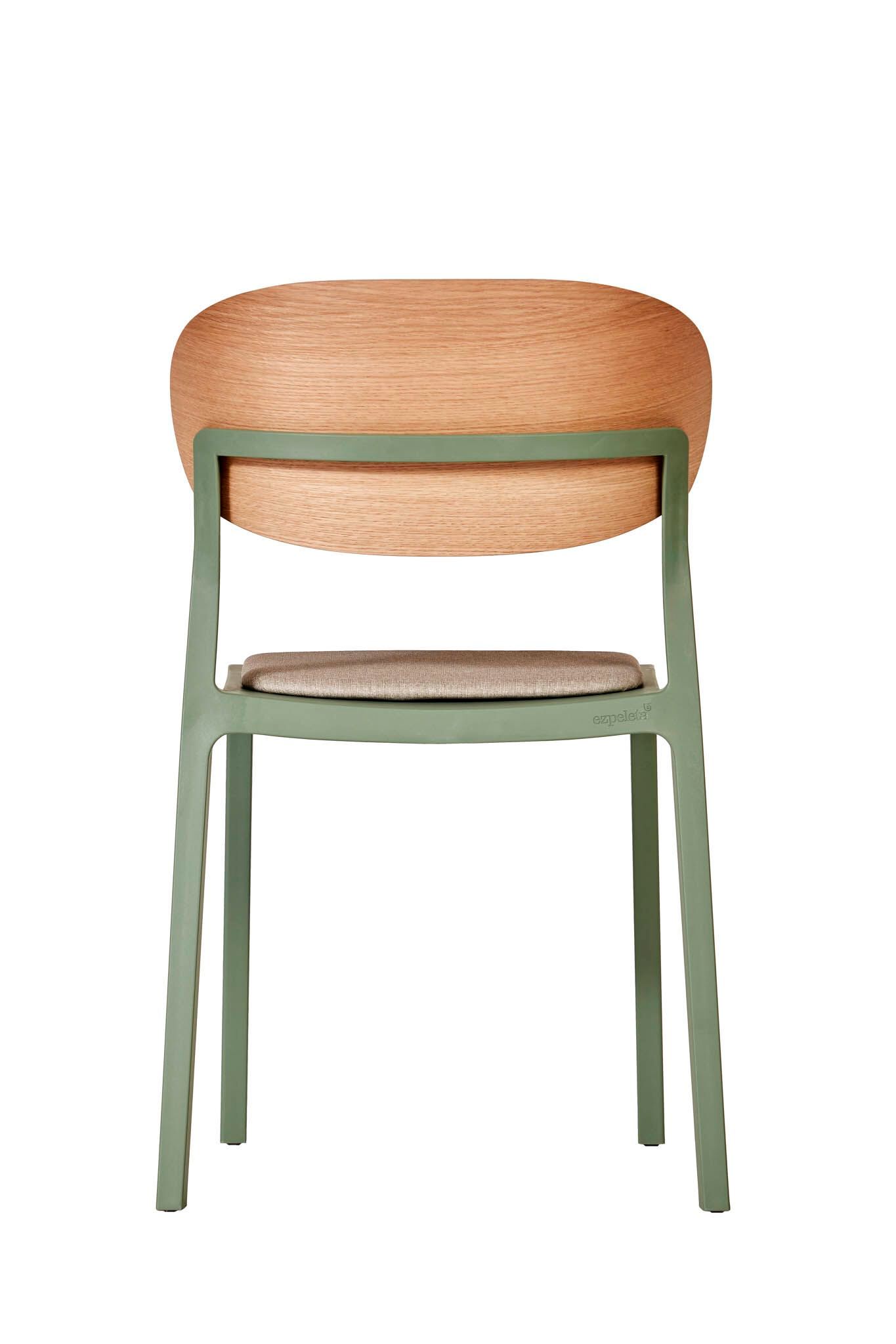 Садовый стул из полипропилена с деревянной спинкой Ezpeleta BAKE WOOD ARCH-00073360 - Вид №45