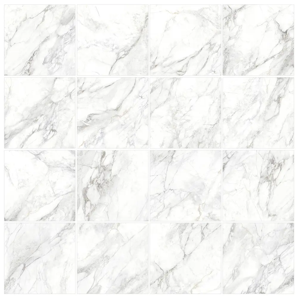 Глазурованный керамогранит Alma Ceramica Authentic 07 60x60 см 1.8 м² матовый цвет белый STLM-2181696 - Вид №2