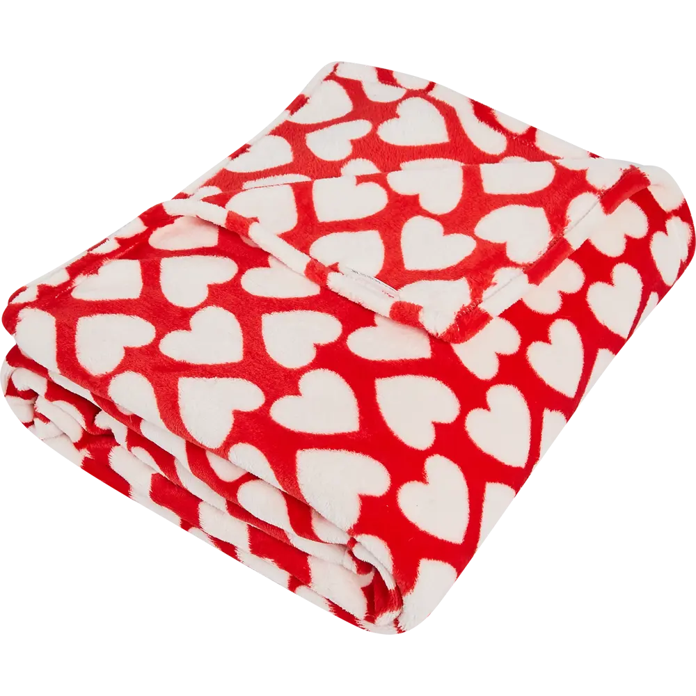 Плед Ti Amo 150x200 см фланель цвет красный Ardenza STLM-2173802