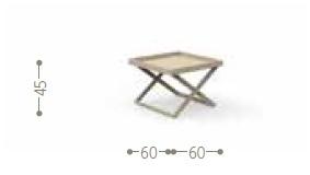 Talenti Алюминиевый садовый столик с подносом Accessories Rayvp - Вид №4