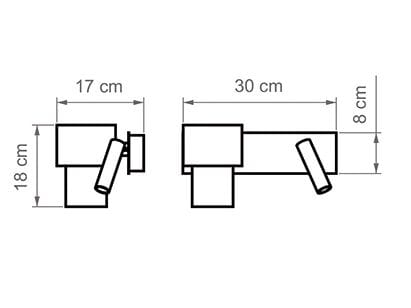 Регулируемая металлическая лампа для чтения luxcambra Kan ARCH-00119356 - Вид №2