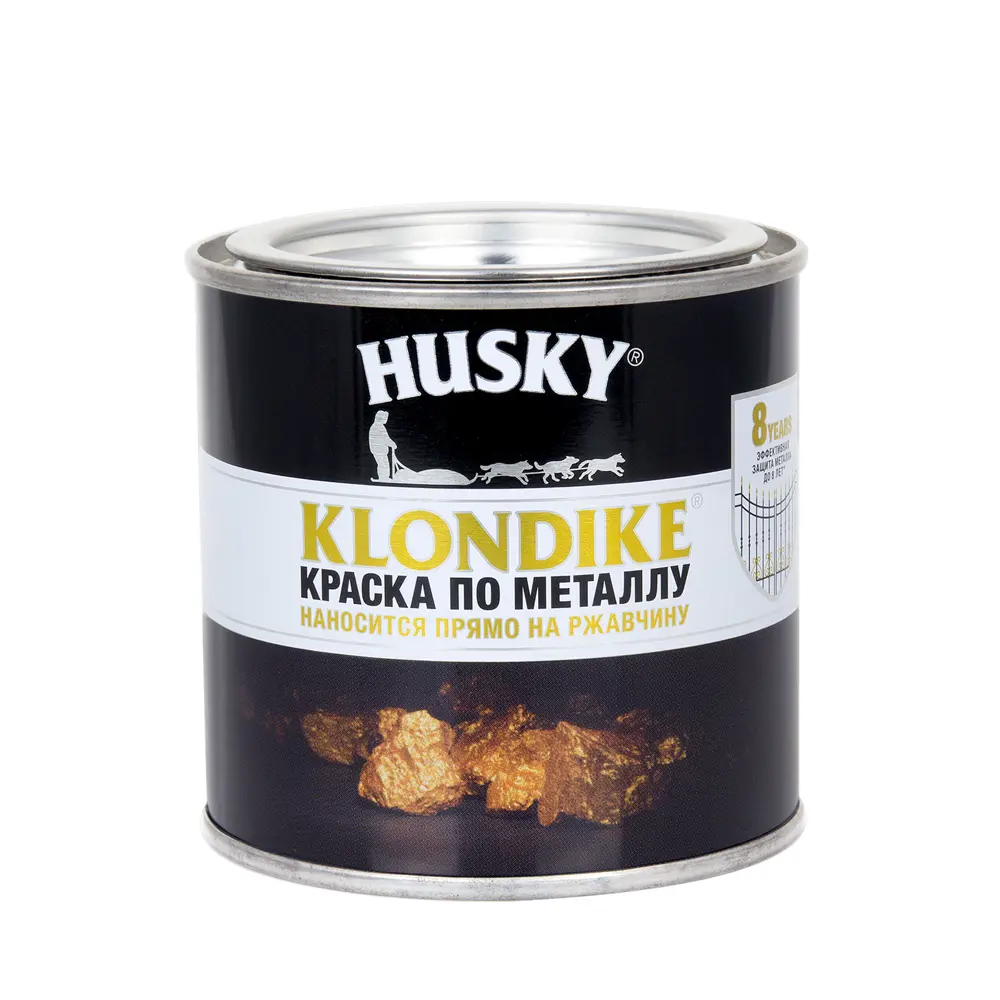 Краска по металлу Husky Klondike глянцевая цвет зеленый 0.25 л RAL 6002 STLM-2129345 - Вид №1