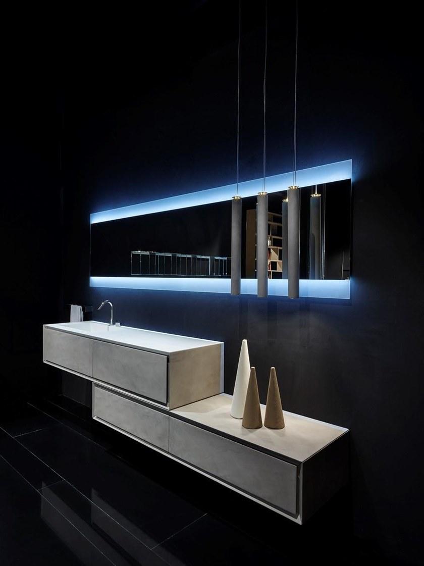 RIFRA Стеклянное зеркало со встроенной подсветкой для ванной sun-id-1447945 - Вид №3