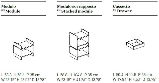 PIANCA Модульный лакированный книжный шкаф sun-id-1377293 - Вид №5